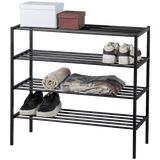 Ferro Schuhregal V2 - schwarz/Eisen - Schuhregale - ALVAHOME