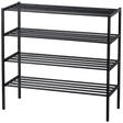 Ferro Schuhregal V2 - schwarz/Eisen - Schuhregale - ALVAHOME