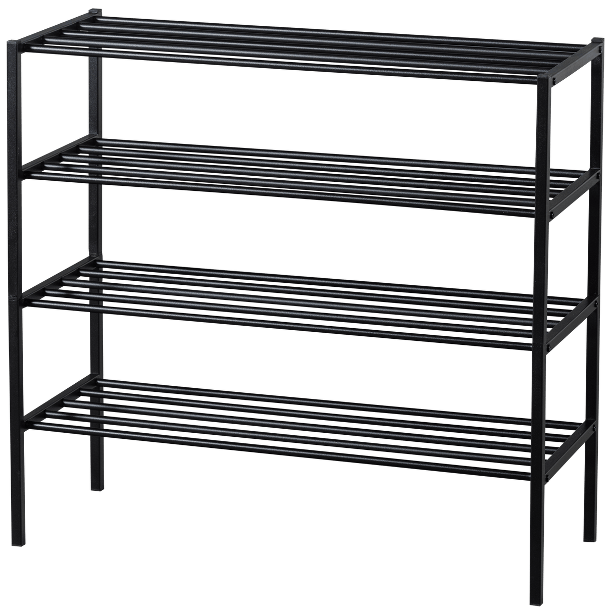 Ferro Schuhregal V2 - schwarz/Eisen - Schuhregale - ALVAHOME