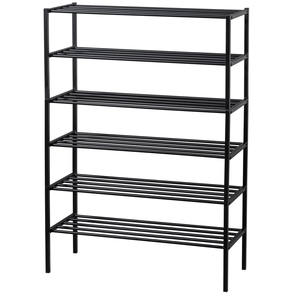 Ferro Schuhregal V3 - schwarz/Eisen - Schuhregale - ALVAHOME