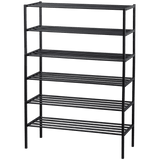 Ferro Schuhregal V3 - schwarz/Eisen - Schuhregale - ALVAHOME