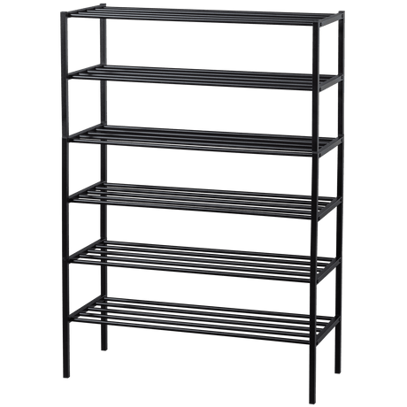 Ferro Schuhregal V3 - schwarz/Eisen - Schuhregale - ALVAHOME
