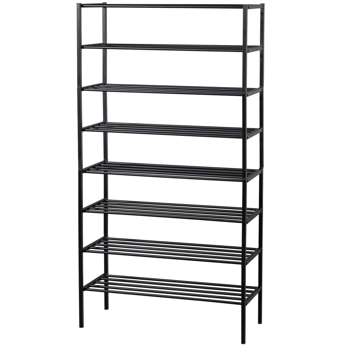 Ferro Schuhregal V4 - schwarz/Eisen - Schuhregale - ALVAHOME