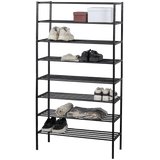 Ferro Schuhregal V4 - schwarz/Eisen - Schuhregale - ALVAHOME