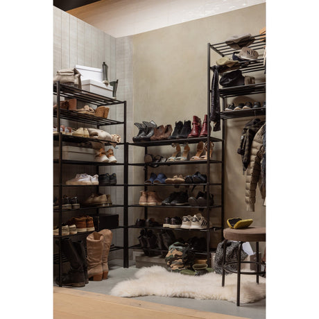 Ferro Schuhregal V4 - schwarz/Eisen - Schuhregale - ALVAHOME