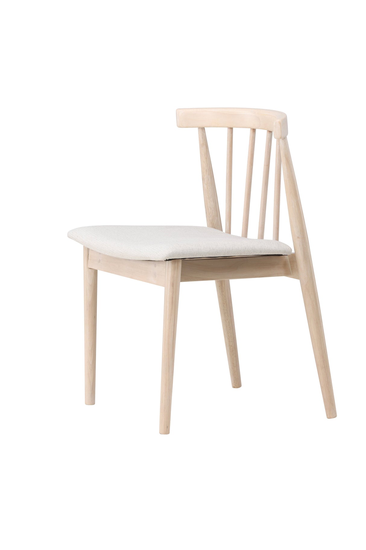 Flora Esszimmerstuhl - white - wash/Gummiholz - Essstühle - ALVAHOME