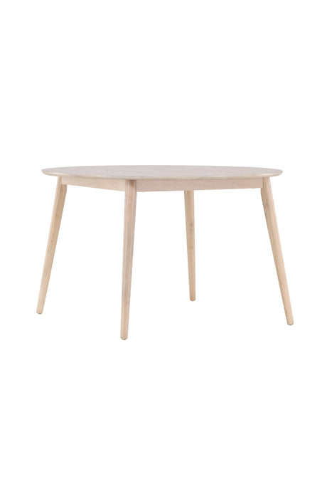 Flora runder Esstisch - white - wash/Gummi - Holz - Runde Esstische - ALVAHOME