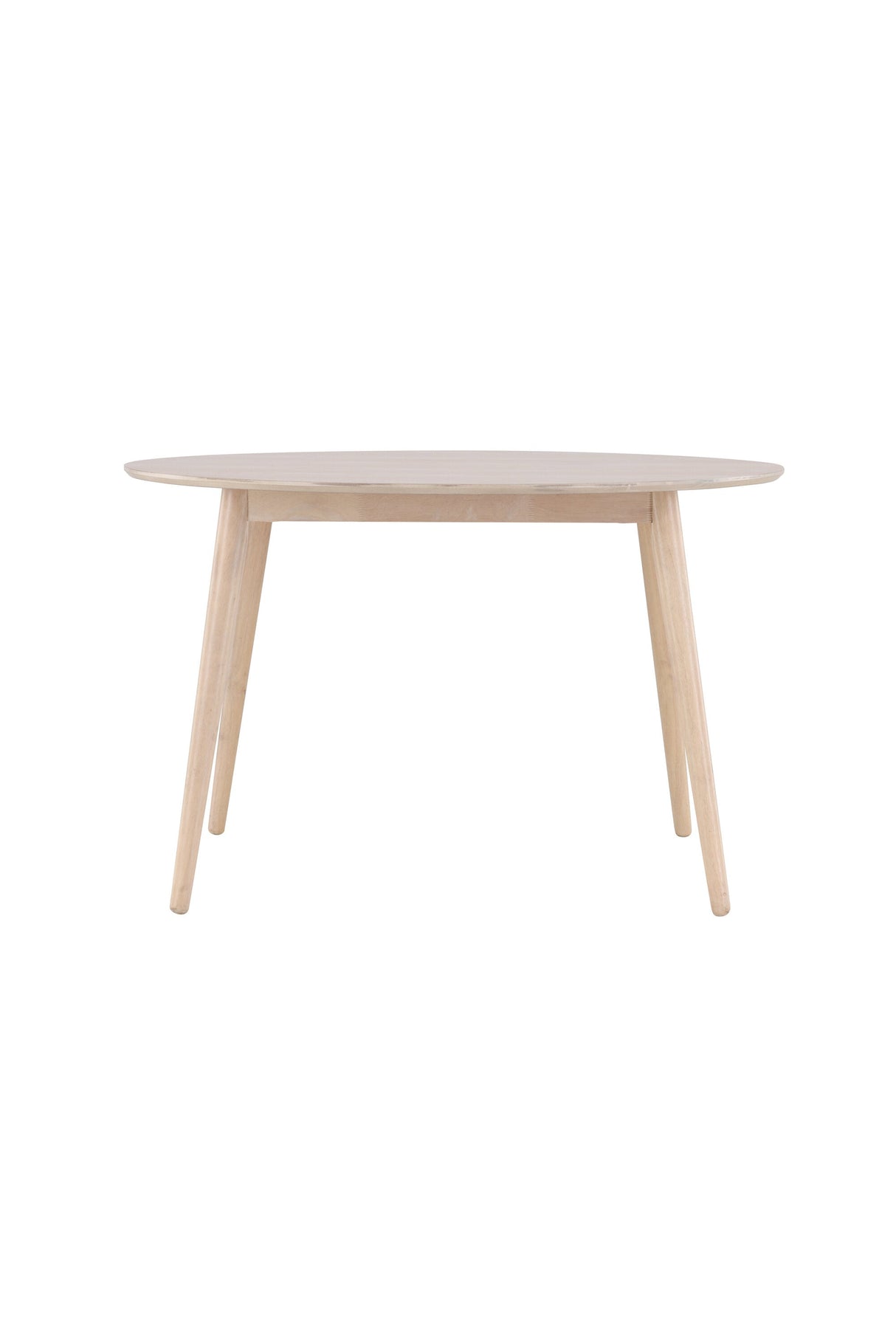 Flora runder Esstisch - white - wash/Gummi - Holz - Runde Esstische - ALVAHOME