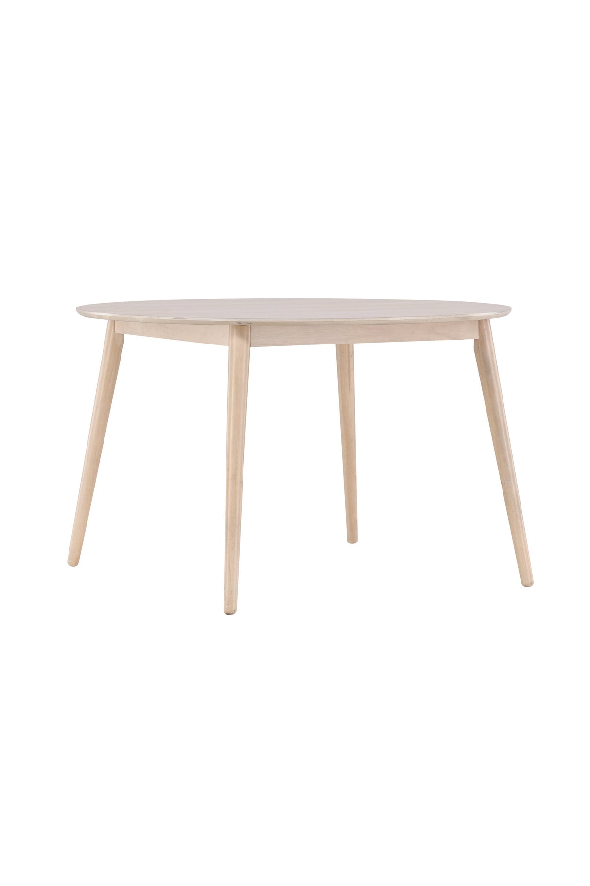 Flora runder Esstisch - white - wash/Gummi - Holz - Runde Esstische - ALVAHOME