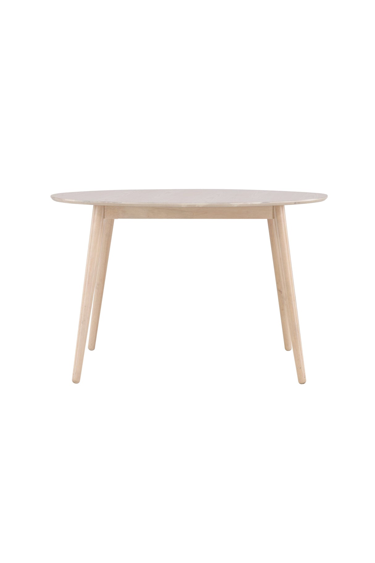 Flora runder Esstisch - white - wash/Gummi - Holz - Runde Esstische - ALVAHOME