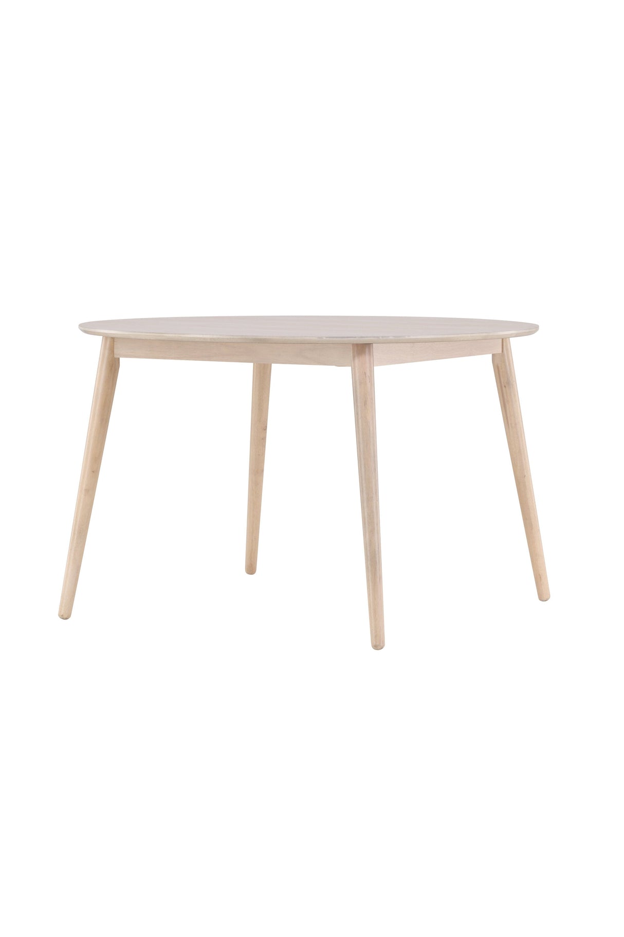 Flora runder Esstisch - white - wash/Gummi - Holz - Runde Esstische - ALVAHOME