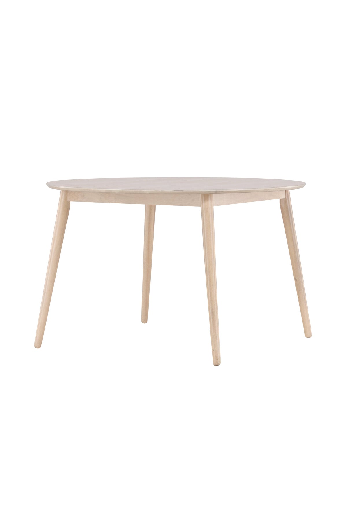 Flora runder Esstisch - white - wash/Gummi - Holz - Runde Esstische - ALVAHOME