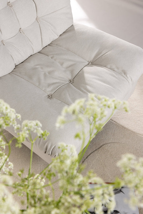 Florens Sessel - off - white/Stahl - Sessel - ALVAHOME