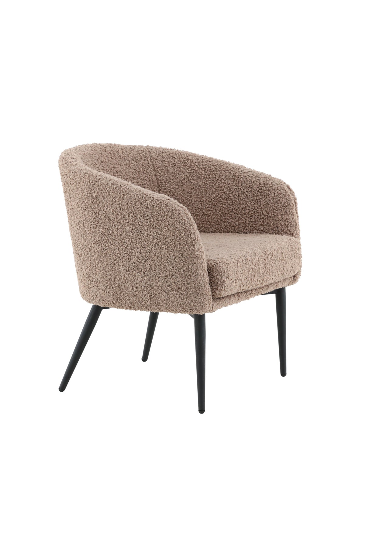 Fluffy Sessel - braun/Polyester - Teddy - Sessel - ALVAHOME