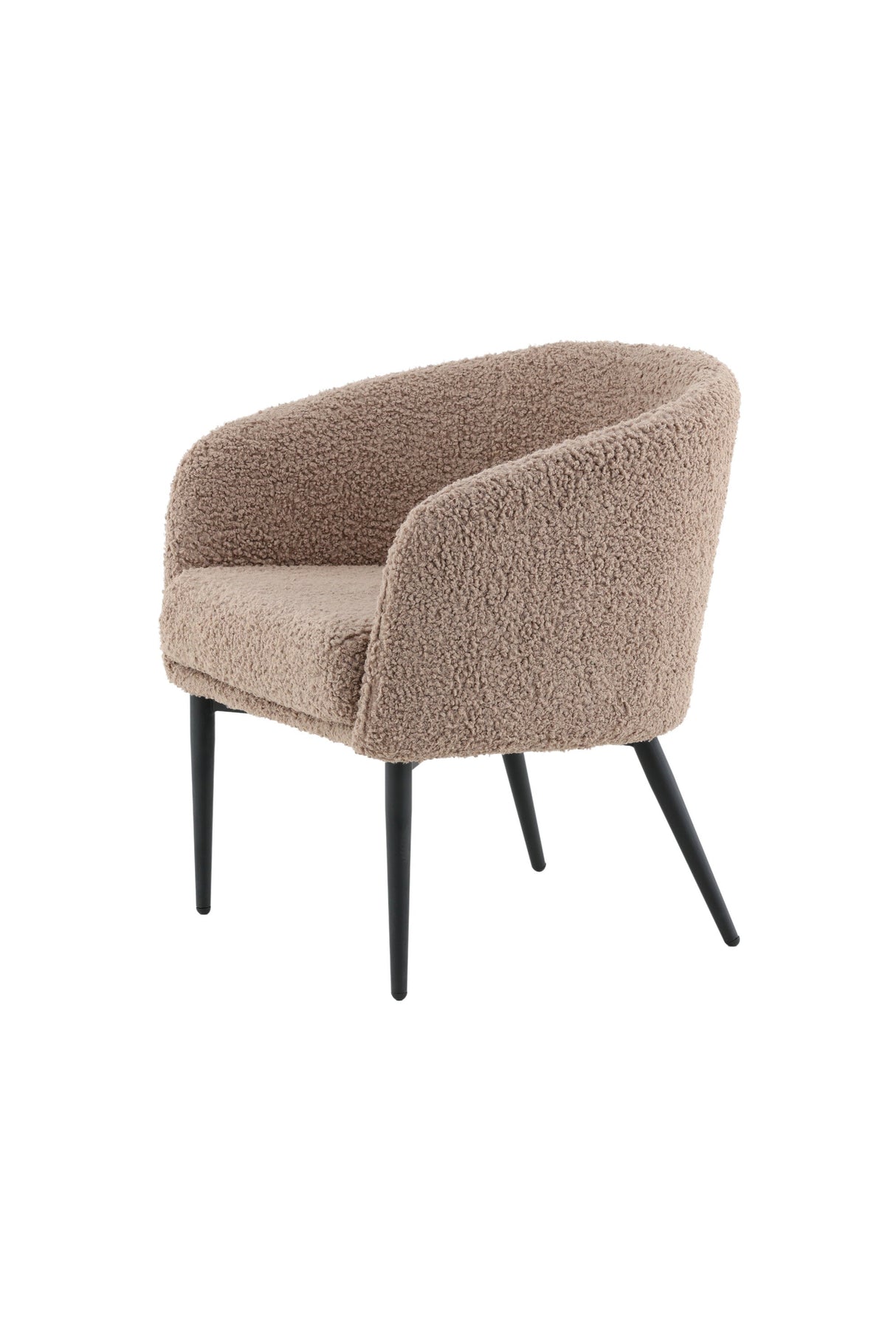 Fluffy Sessel - braun/Polyester - Teddy - Sessel - ALVAHOME