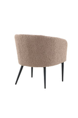 Fluffy Sessel - braun/Polyester - Teddy - Sessel - ALVAHOME