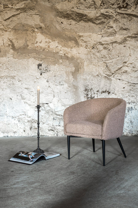 Fluffy Sessel - braun/Polyester - Teddy - Sessel - ALVAHOME