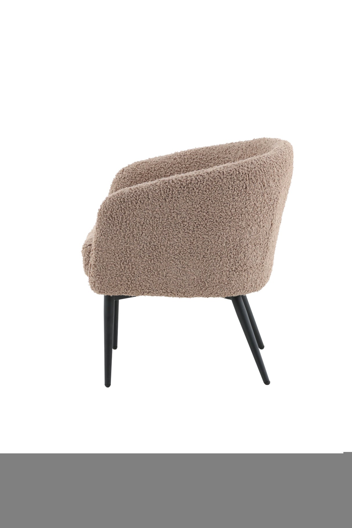 Fluffy Sessel - braun/Polyester - Teddy - Sessel - ALVAHOME