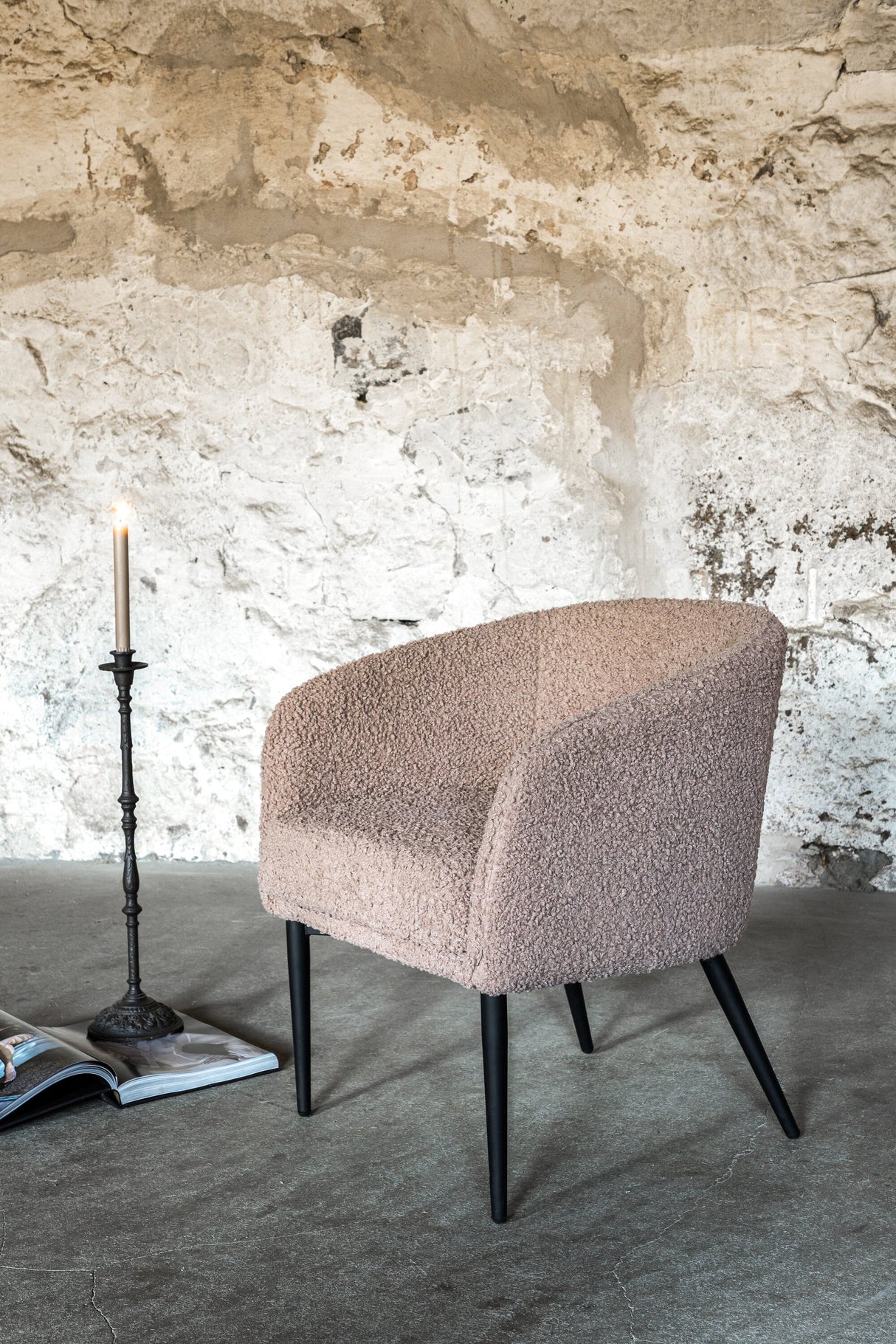 Fluffy Sessel - braun/Polyester - Teddy - Sessel - ALVAHOME