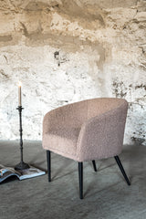 Fluffy Sessel - braun/Polyester - Teddy - Sessel - ALVAHOME