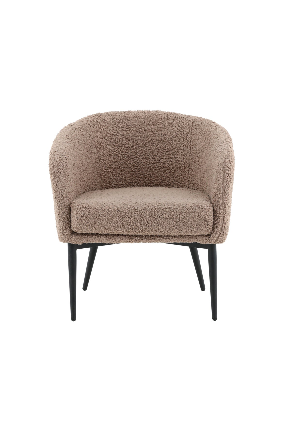 Fluffy Sessel - braun/Polyester - Teddy - Sessel - ALVAHOME