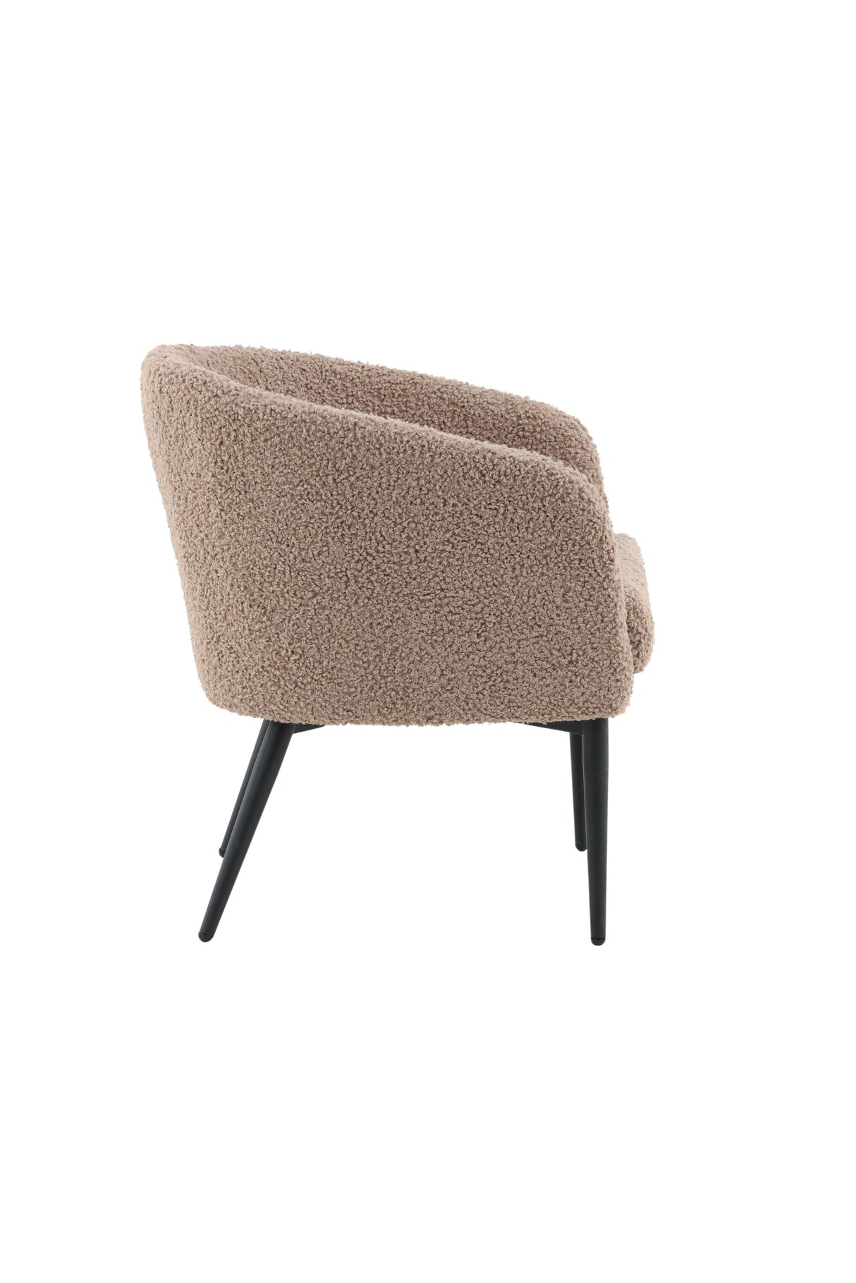 Fluffy Sessel - braun/Polyester - Teddy - Sessel - ALVAHOME