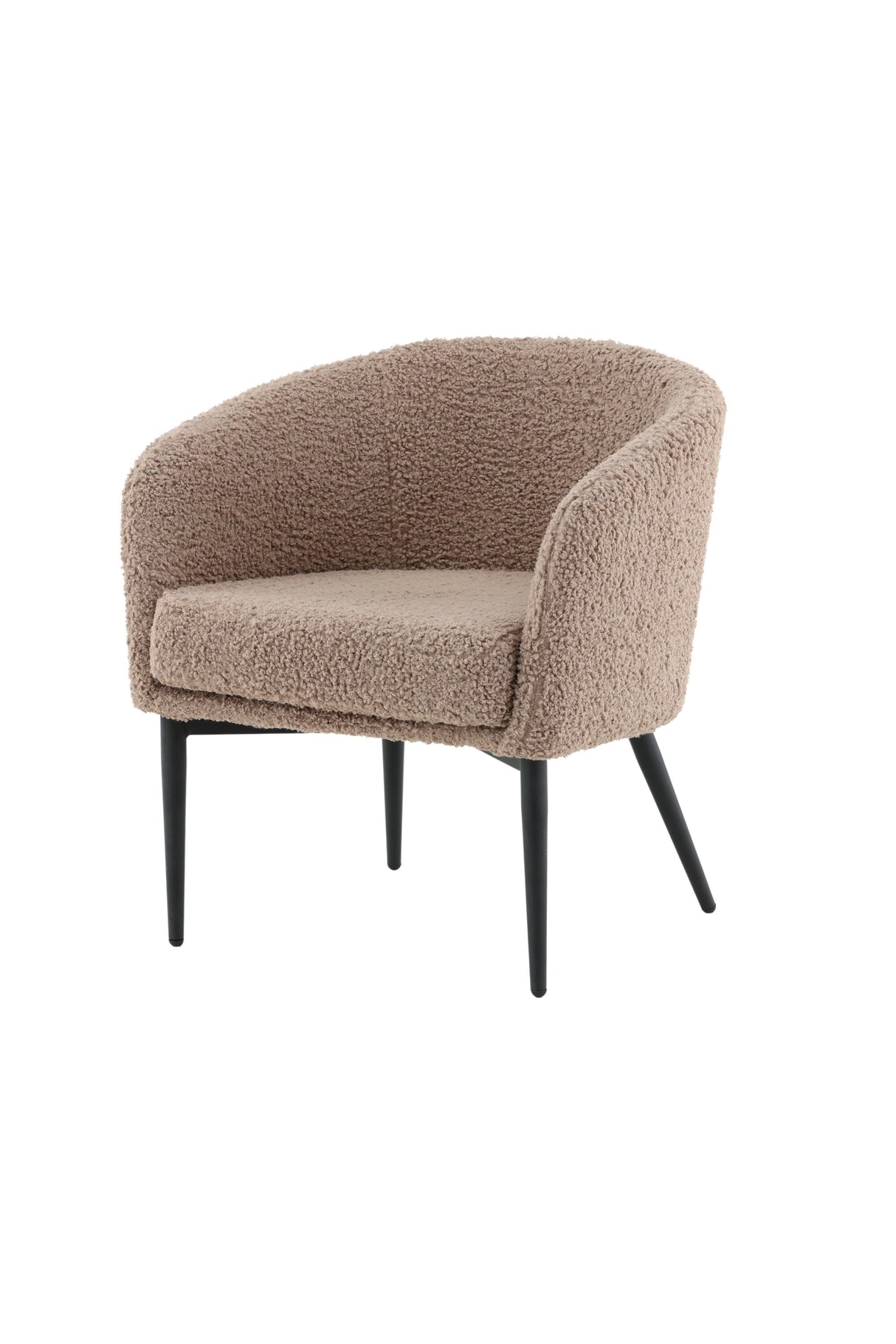 Fluffy Sessel - braun/Polyester - Teddy - Sessel - ALVAHOME