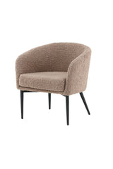 Fluffy Sessel - braun/Polyester - Teddy - Sessel - ALVAHOME