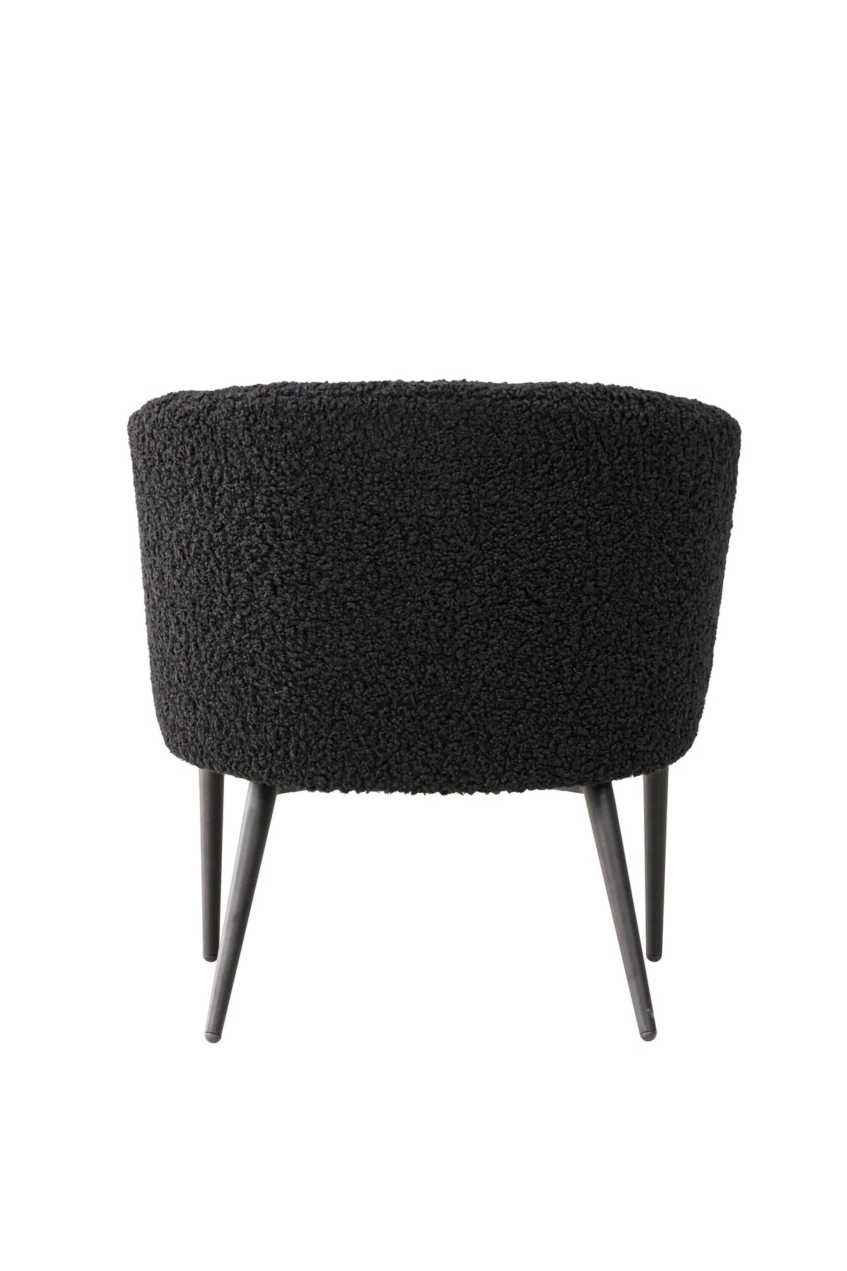 Fluffy Sessel - schwarz/Polyester - Teddy - Sessel - ALVAHOME