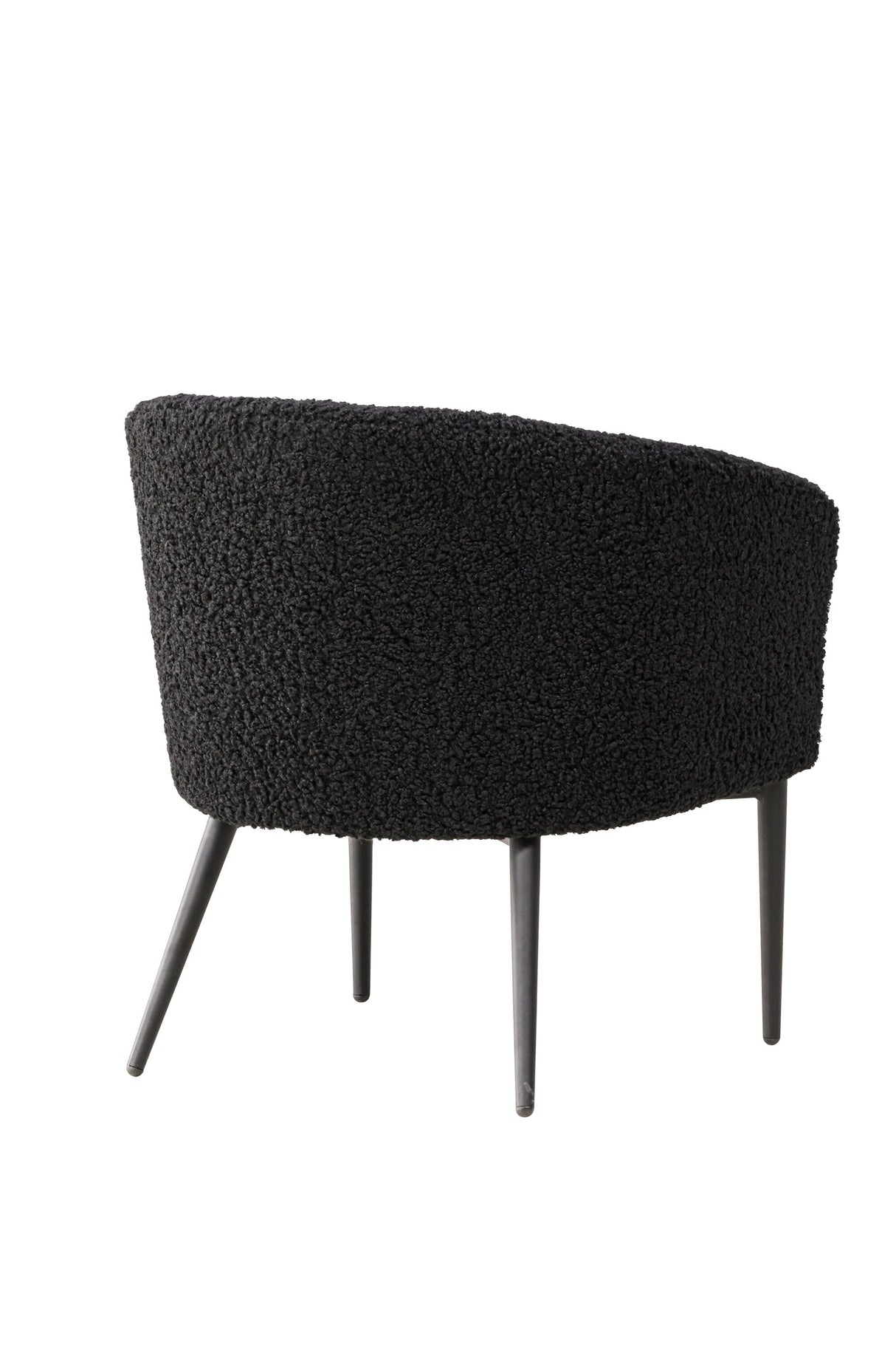 Fluffy Sessel - schwarz/Polyester - Teddy - Sessel - ALVAHOME