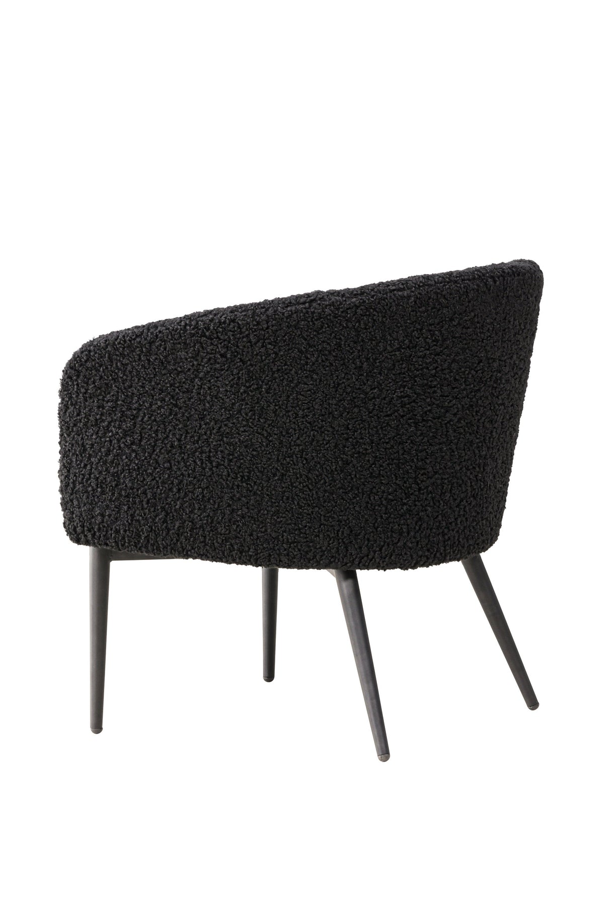 Fluffy Sessel - schwarz/Polyester - Teddy - Sessel - ALVAHOME