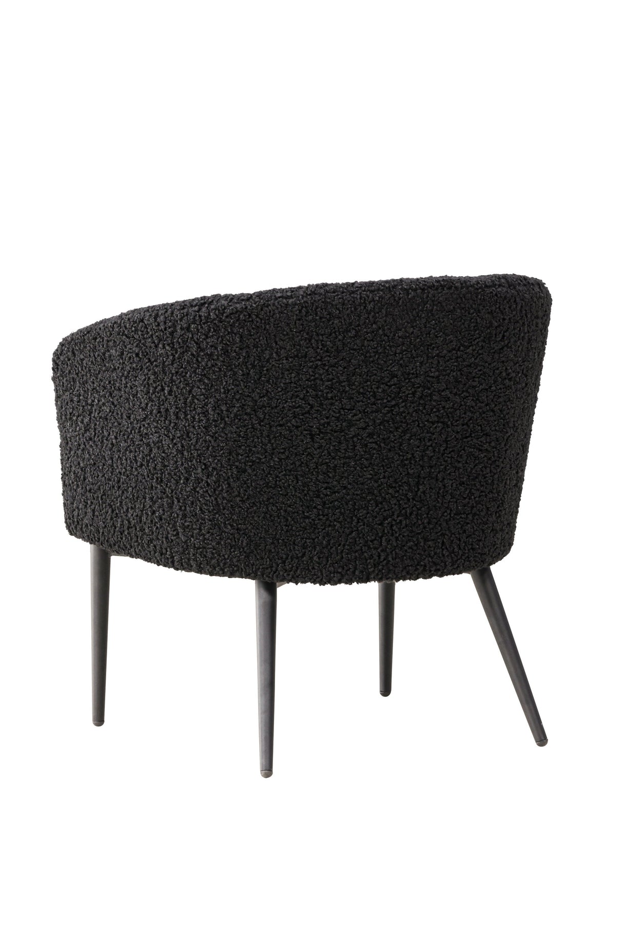 Fluffy Sessel - schwarz/Polyester - Teddy - Sessel - ALVAHOME