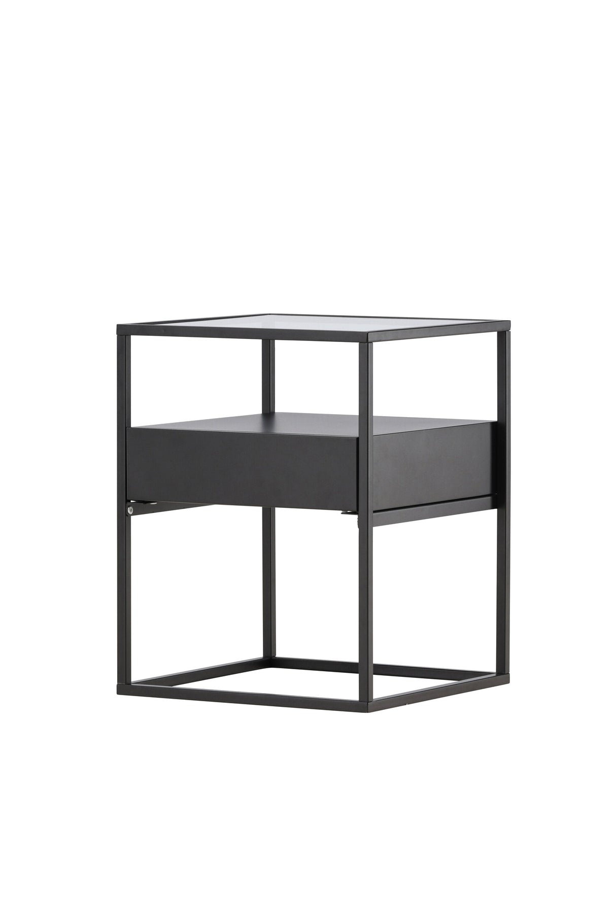 Fortaleza Beistelltisch - schwarz/Stahl - Beistelltische - ALVAHOME