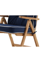 Fura Outdoor - Sitzpolster - blau/Polyester - Outdoor - Sitzpölster - ALVAHOME