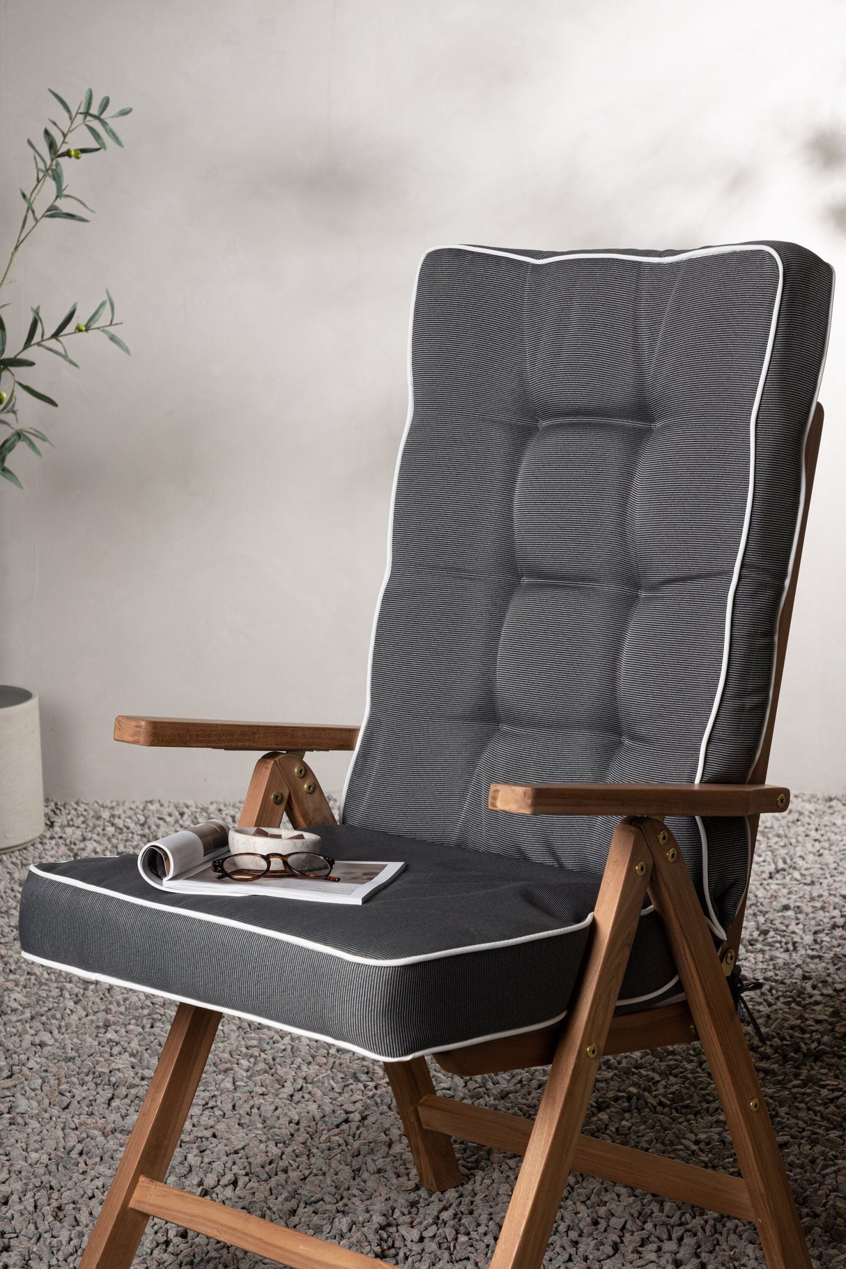 Fura Outdoor - Sitzpolster - grau/Polyester - Outdoor - Sitzpölster - ALVAHOME