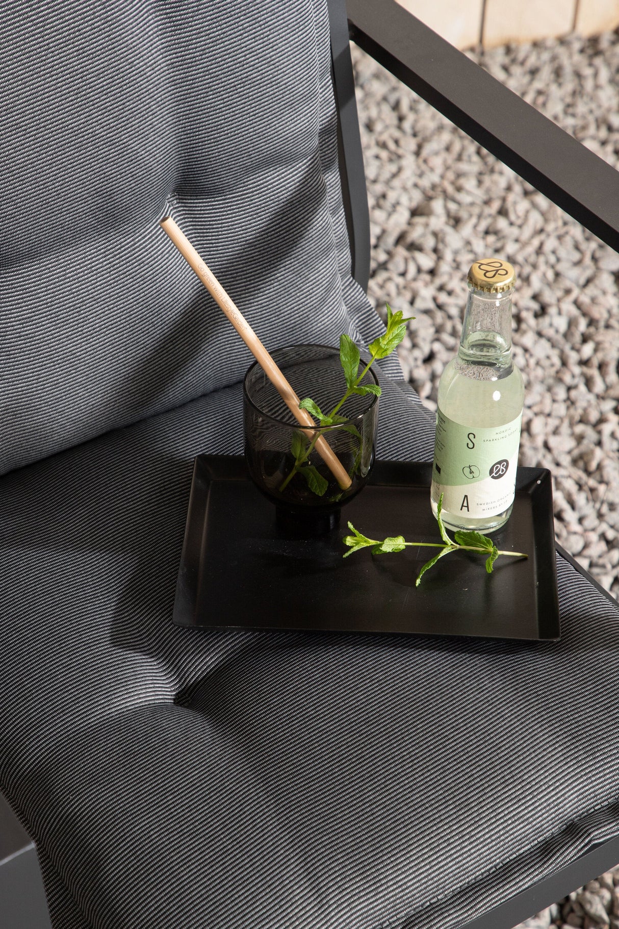 Fura Outdoor - Sitzpolster - hellgrau/Polyester - Outdoor - Sitzpölster - ALVAHOME