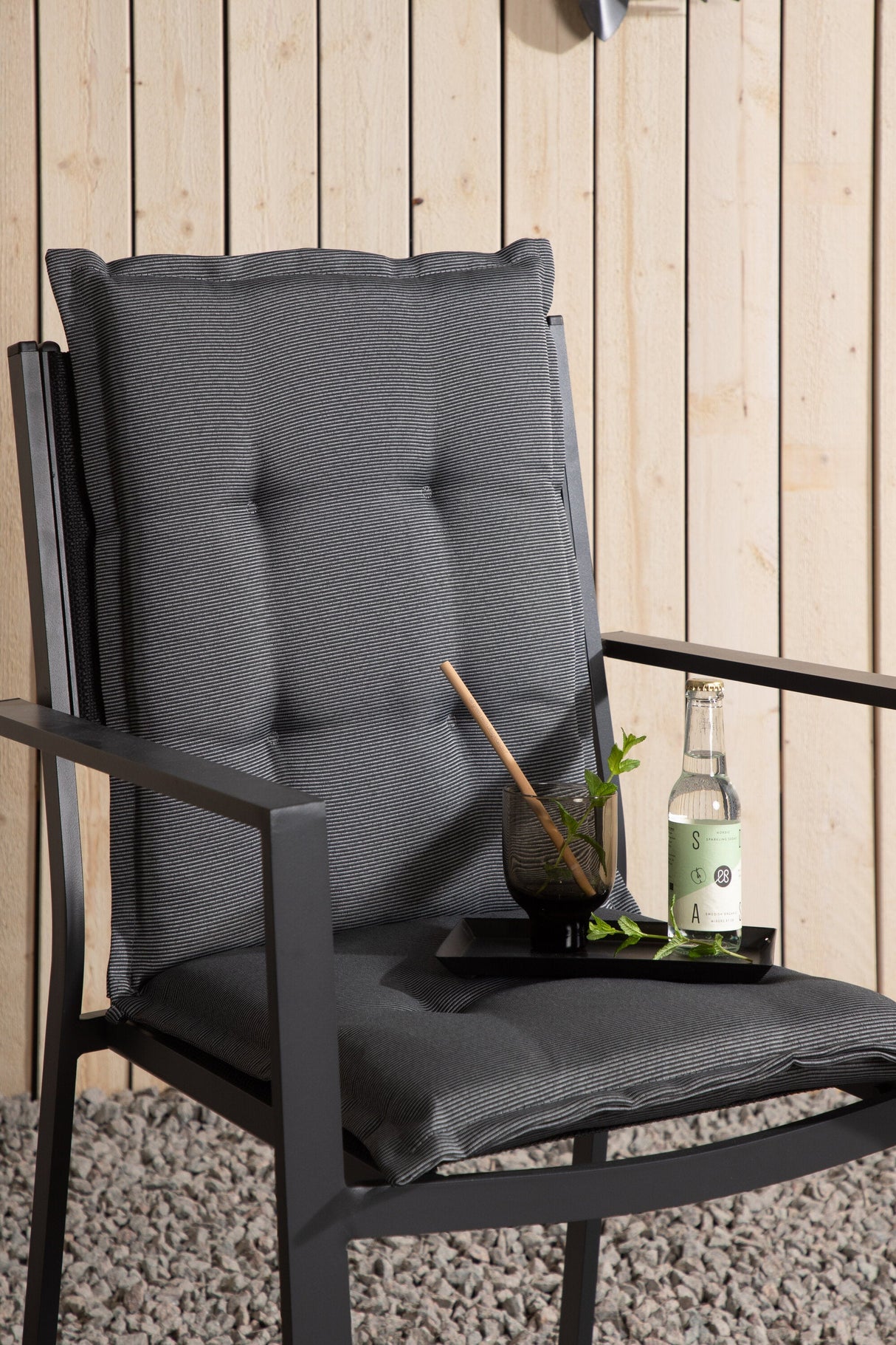 Fura Outdoor - Sitzpolster - hellgrau/Polyester - Outdoor - Sitzpölster - ALVAHOME