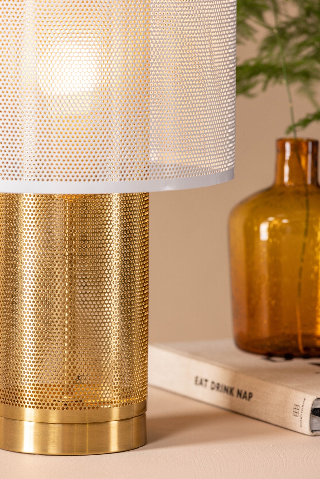 Gap Tischlampe - weiß/Eisen - Tischlampen - ALVAHOME