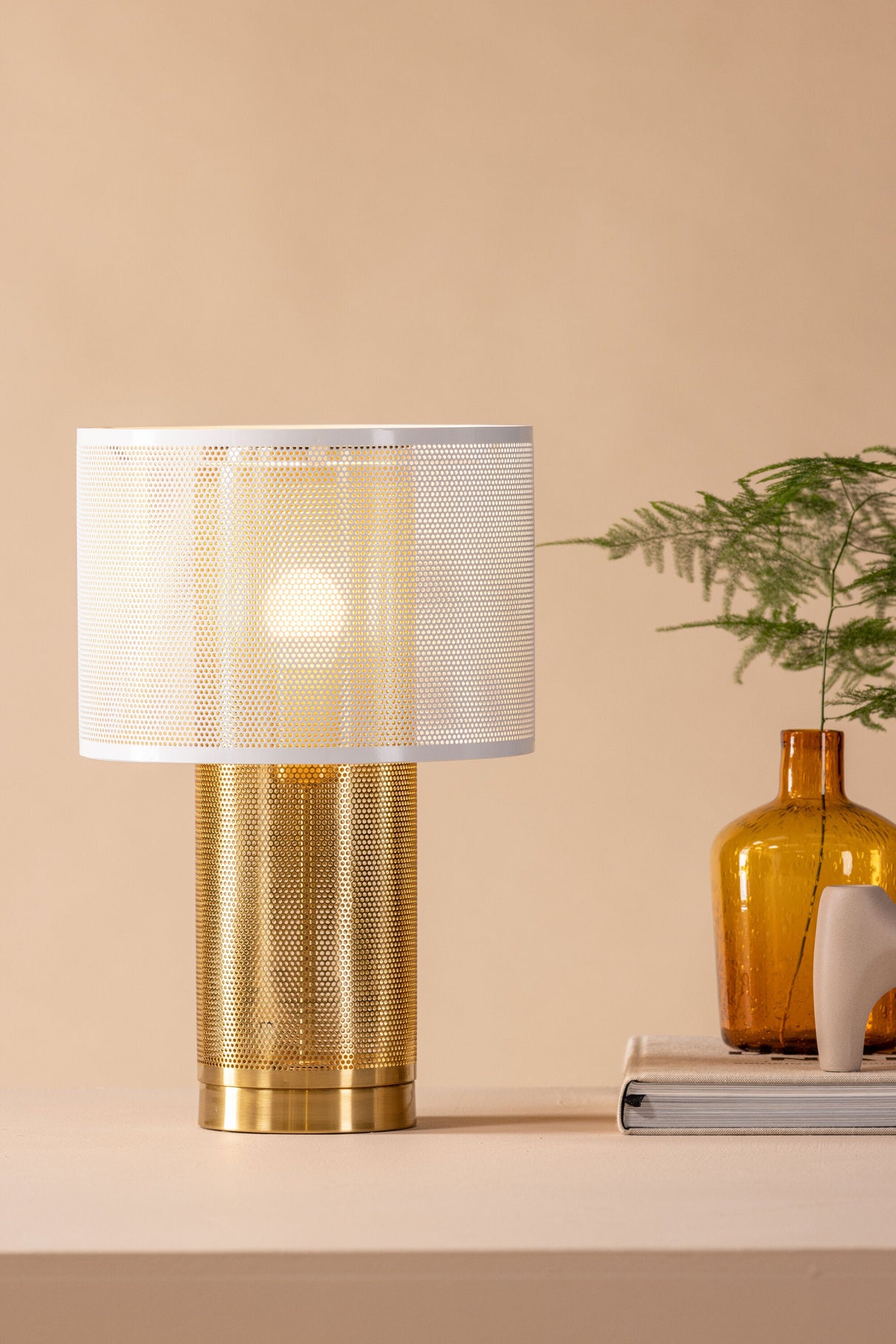 Gap Tischlampe - weiß/Eisen - Tischlampen - ALVAHOME