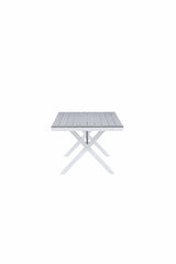 Garcia Outdoor - Esstisch rechteckig - grau/Aluminum - Outdoor - Esstische (rechteckig) - ALVAHOME