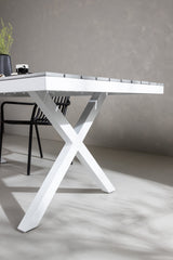 Garcia Outdoor - Esstisch rechteckig - grau/Aluminum - Outdoor - Esstische (rechteckig) - ALVAHOME