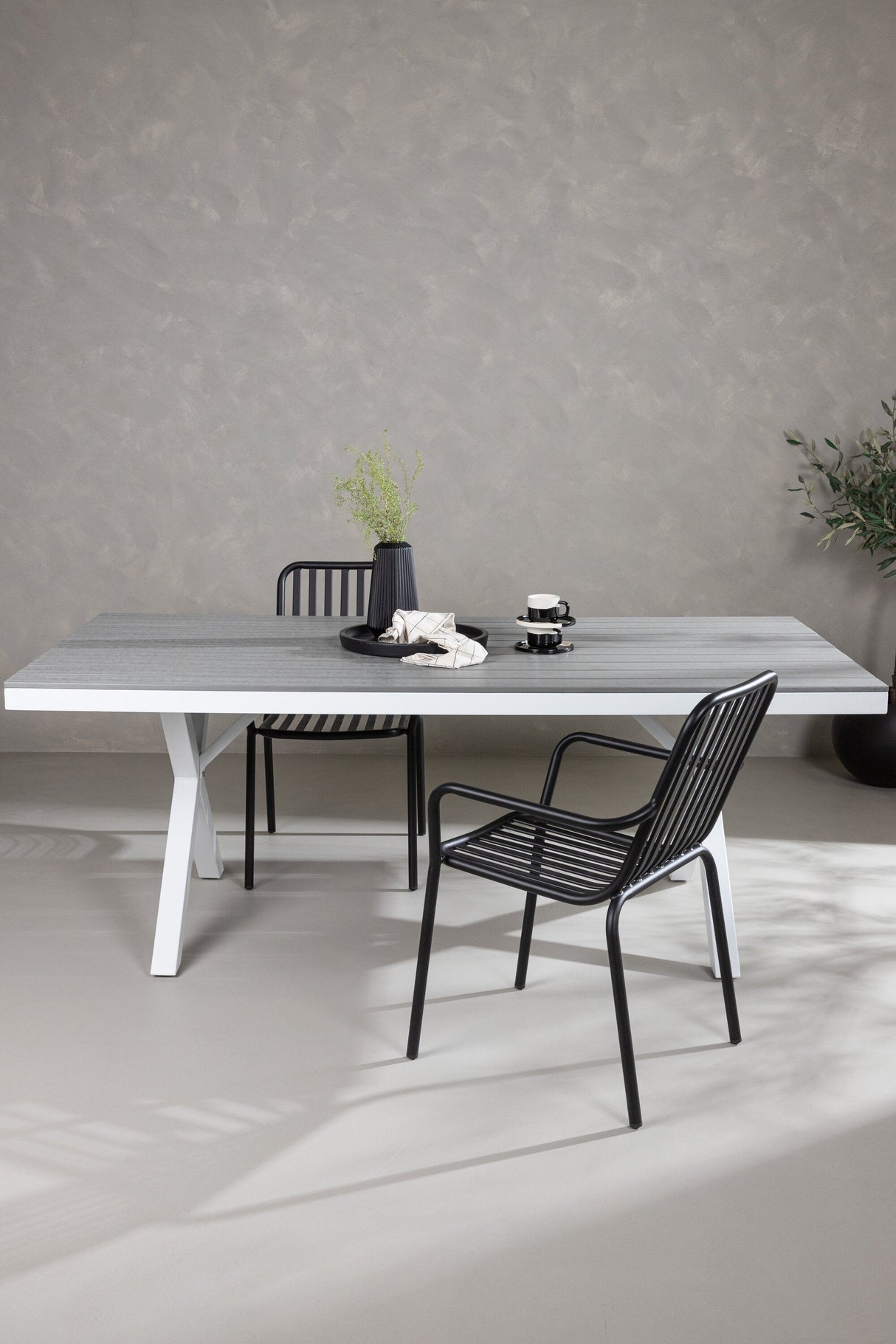 Garcia Outdoor - Esstisch rechteckig - grau/Aluminum - Outdoor - Esstische (rechteckig) - ALVAHOME