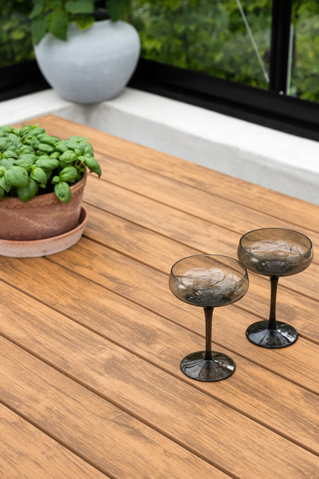 Garcia Outdoor - Esstisch rechteckig - natur/Aluminum - Outdoor - Esstische (rechteckig) - ALVAHOME