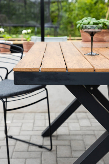 Garcia Outdoor - Esstisch rechteckig - natur/Aluminum - Outdoor - Esstische (rechteckig) - ALVAHOME