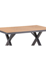 Garcia Outdoor - Esstisch rechteckig - natur/Aluminum - Outdoor - Esstische (rechteckig) - ALVAHOME