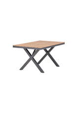 Garcia Outdoor - Esstisch rechteckig - natur/Aluminum - Outdoor - Esstische (rechteckig) - ALVAHOME