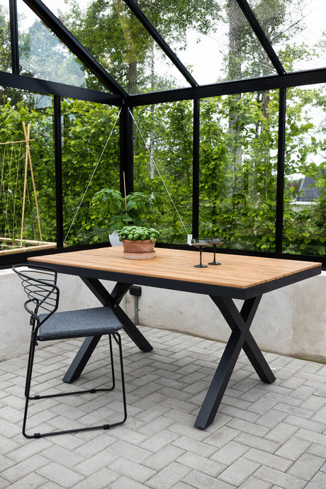 Garcia Outdoor - Esstisch rechteckig - natur/Aluminum - Outdoor - Esstische (rechteckig) - ALVAHOME