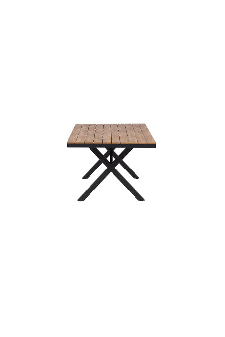 Garcia Outdoor - Esstisch rechteckig - schwarz/Aluminum - Outdoor - Esstische (rechteckig) - ALVAHOME