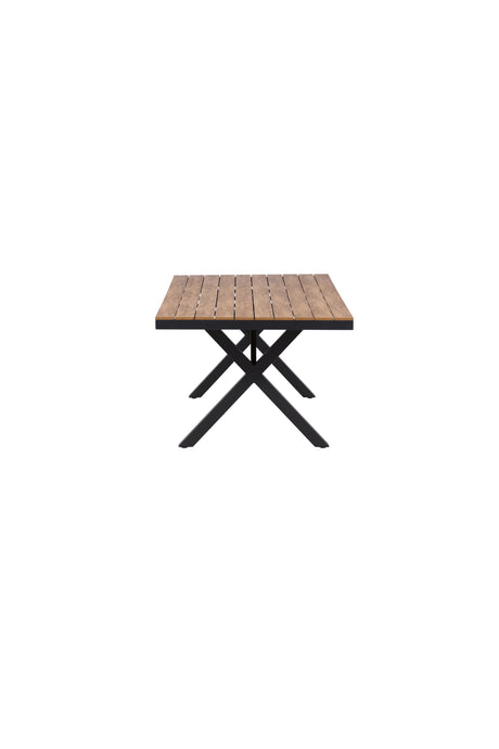 Garcia Outdoor - Esstisch rechteckig - schwarz/Aluminum - Outdoor - Esstische (rechteckig) - ALVAHOME