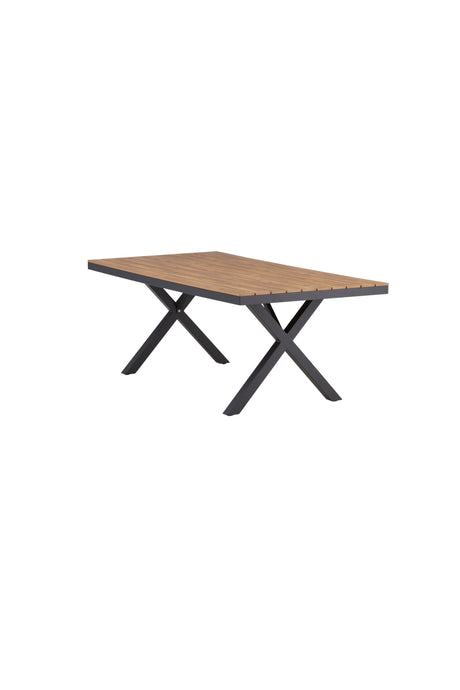 Garcia Outdoor - Esstisch rechteckig - schwarz/Aluminum - Outdoor - Esstische (rechteckig) - ALVAHOME
